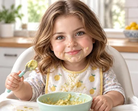 Baby AI style applied to a portrait photo