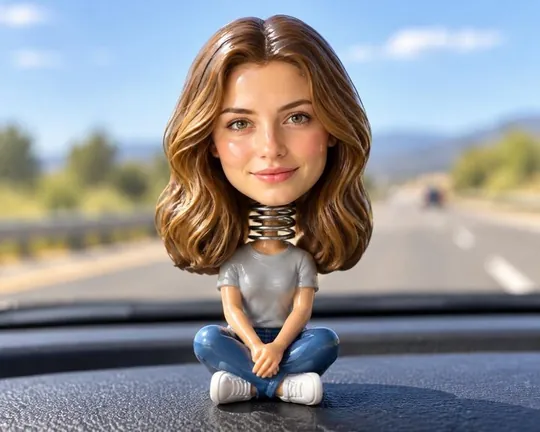 Bobble AI style applied to a portrait photo