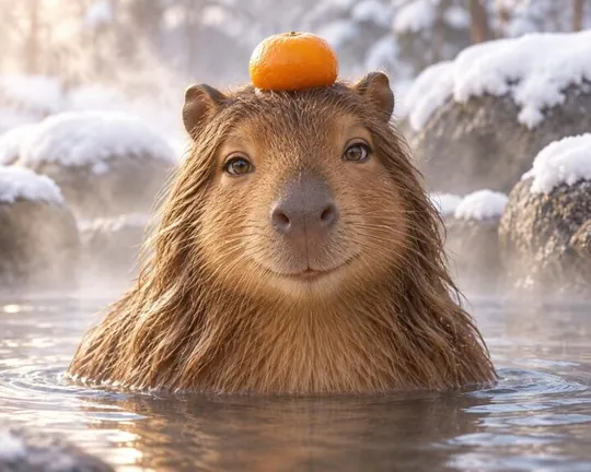 Capybara AI style applied to a portrait photo