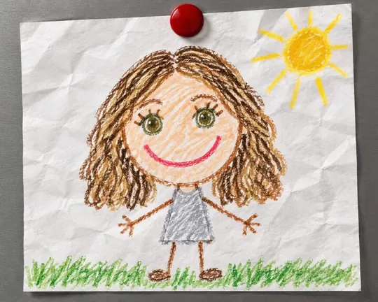 Crayon AI style applied to a portrait photo