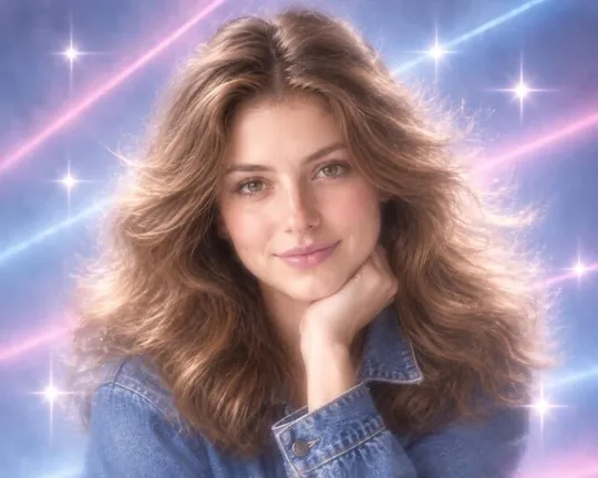 Glamour AI style applied to a portrait photo