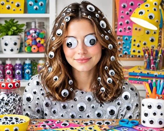 Googly AI style applied to a portrait photo