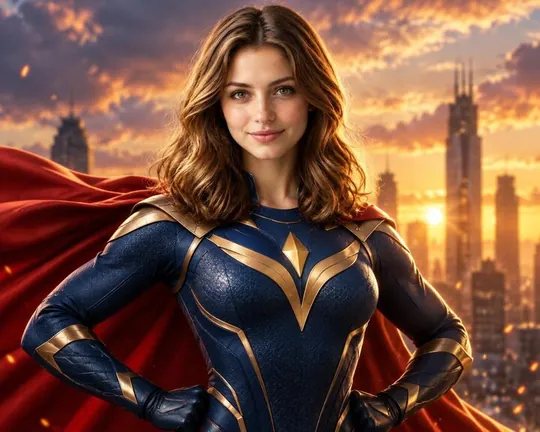 Hero AI style applied to a portrait photo