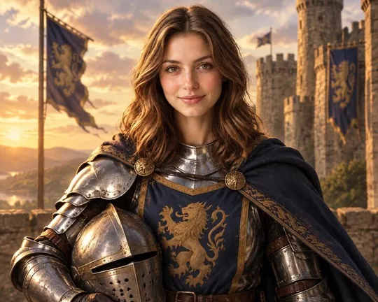 Knight AI style applied to a portrait photo
