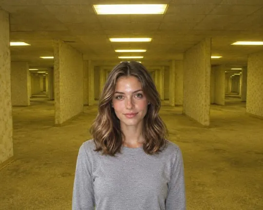 Liminal AI style applied to a portrait photo