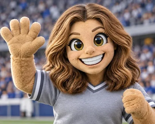 Mascot AI style applied to a portrait photo