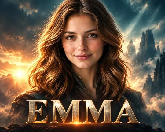 Movie AI style applied to a portrait photo