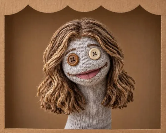 Sock AI style applied to a portrait photo