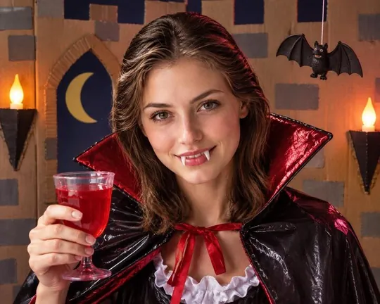 Vampire AI style applied to a portrait photo