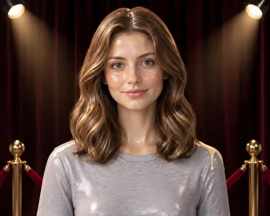 Wax AI style applied to a portrait photo