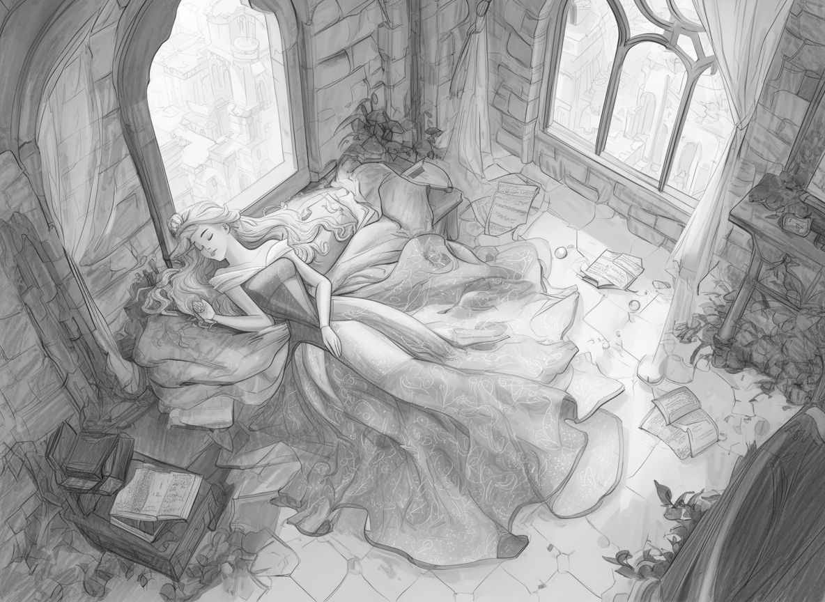 Sleeping Beauty Sketch